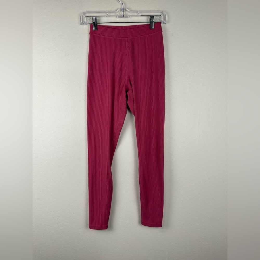 Alo Yoga Ribbed High-Waist 7/8 Blissful Legging Women’s Sz XS - Picture 2 of 7